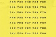 罗姓宝宝起名大全_罗姓男孩女孩名字怎么取