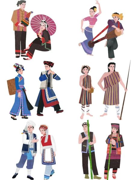 56个民族服饰图片大全_如何快速识别民族服装