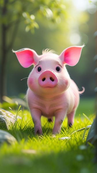 猪图片大全可爱_怎么拍才萌