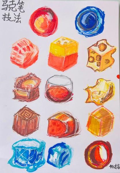 马克笔画图片大全_马克笔入门教程