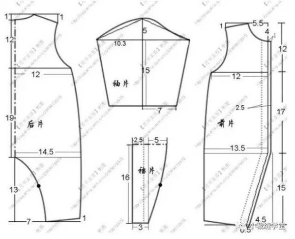 一片式宝宝连体衣怎么裁剪_一片式连体衣裁剪图