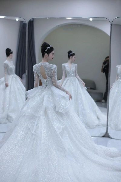 婚纱图片大全大图_如何挑选适合自己的婚纱款式