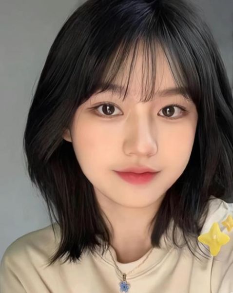 碎短发女图片大全_适合圆脸吗