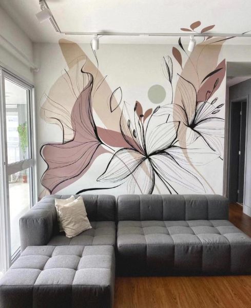 壁画背景墙图片大全_如何选风格