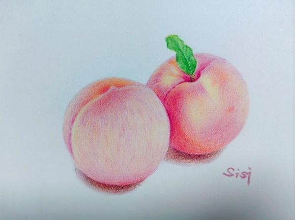手绘水果图片大全大图_如何临摹上色
