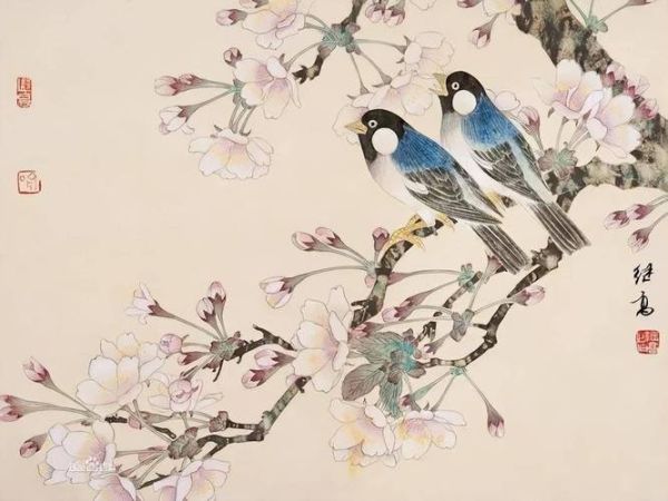 工笔花鸟画图片大全_如何临摹经典作品