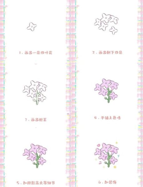 花简笔画大全图片_怎么画简单又好看