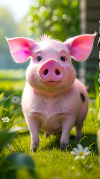 猪猪图片大全可爱图片_哪里找高清无水印