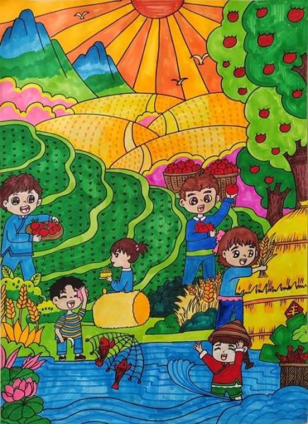 优秀图画作品大全图片_如何欣赏儿童画