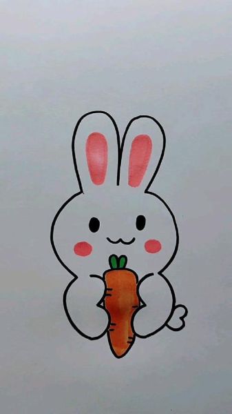 简笔画兔子怎么画_简笔画兔子图片大全