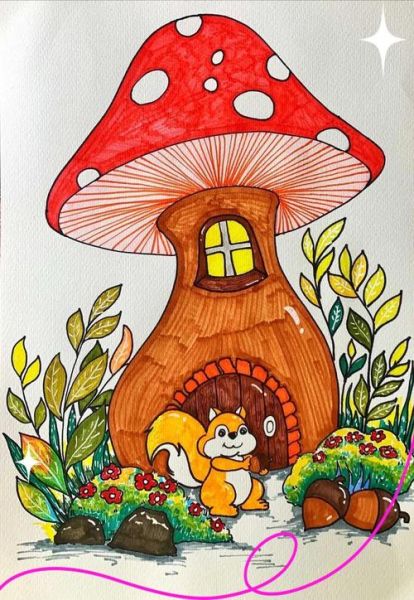 儿童创意画图片大全_如何激发孩子想象力