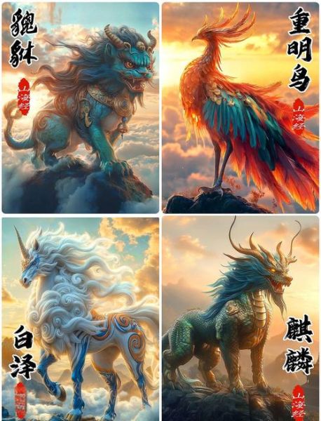 中国神兽大全及图片_上古神兽有哪些