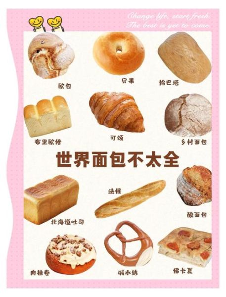 面包图片大全大图_面包种类高清图鉴
