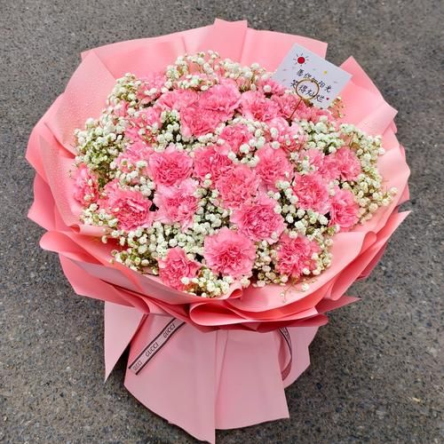 康乃馨插花图片大全_康乃馨插花怎么插好看