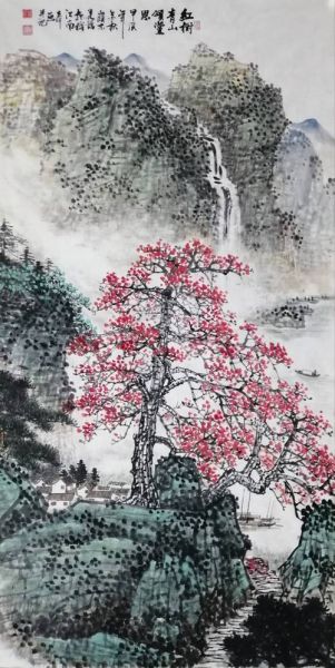 国画山水画图片大全图_如何挑选高清真迹