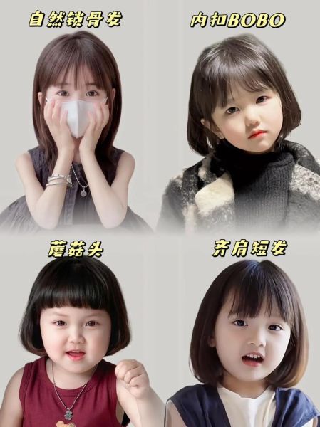 女宝宝短发发型图片大全_适合圆脸吗