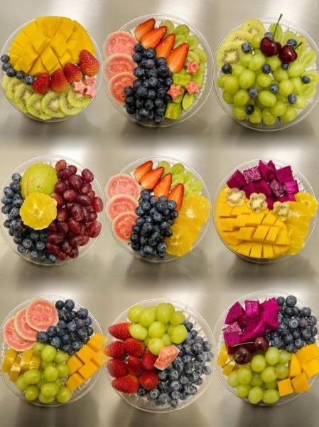 水果店拼盘图片大全_怎么摆盘好看