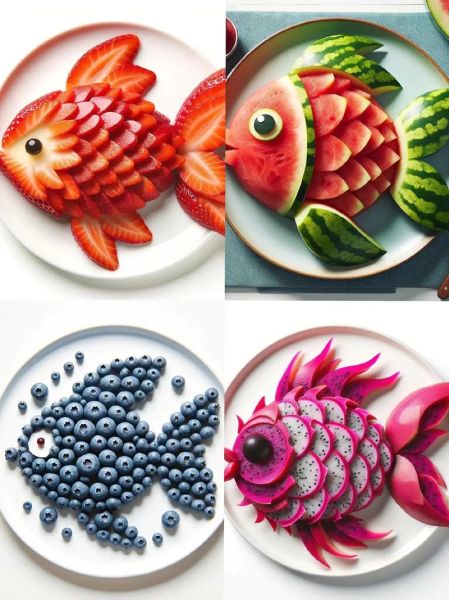 水果盘图片大全_水果盘怎么摆才好看