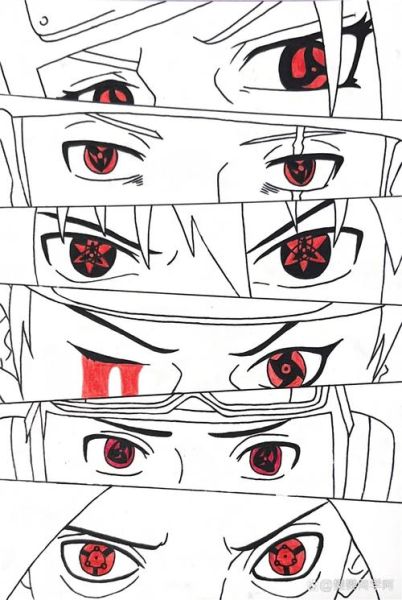 火影忍者写轮眼图片大全_写轮眼能力如何进化
