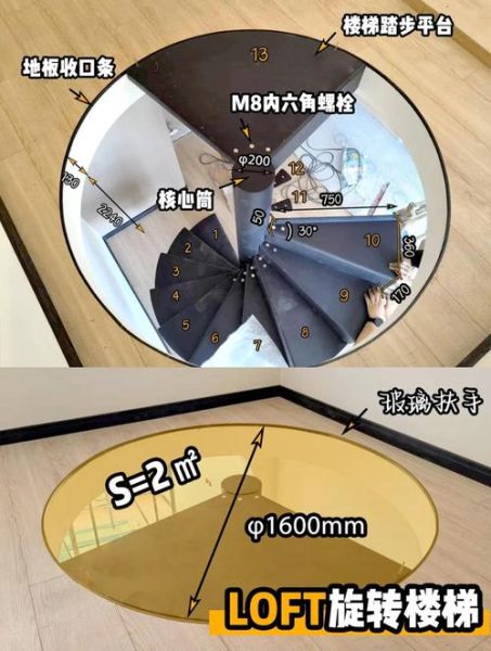 旋转楼梯图片大全_旋转楼梯尺寸怎么算