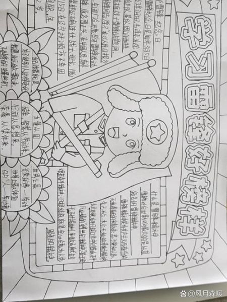 简单手抄报图片大全_手抄报怎么画简单又好看