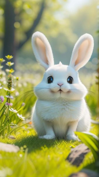 萌兔子图片大全_哪里找高清无水印