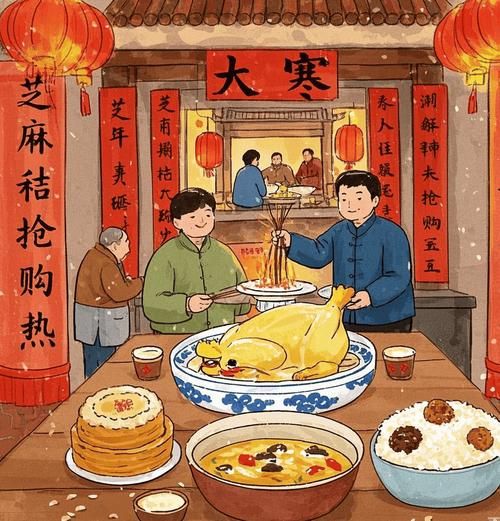 大寒图片大全_大寒节气有哪些传统习俗