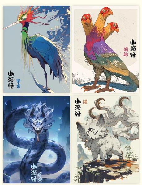 山海经图片大全_山海经异兽图鉴有哪些