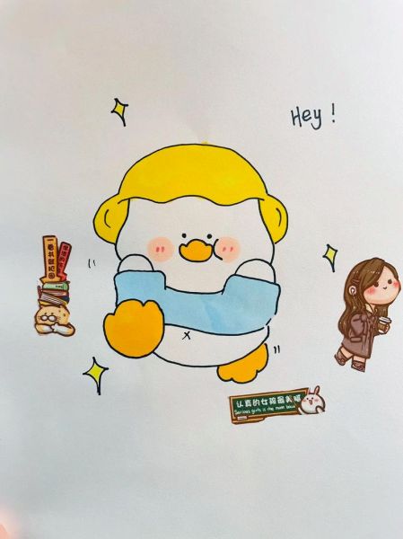 可爱简易图片大全_怎么画才萌