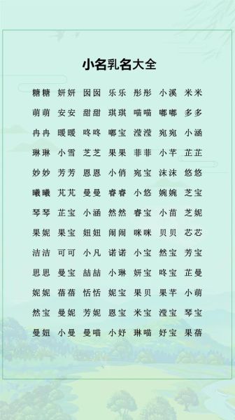 宝宝乳名大全洋气点的_如何给新生儿取个时尚小名