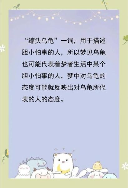梦到乌龟什么意思_梦见乌龟是吉是凶