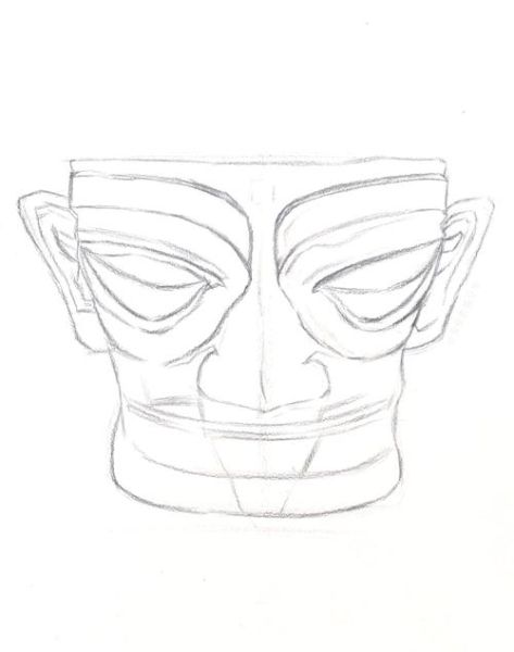 怎么画面具图片大全_面具画法步骤图解