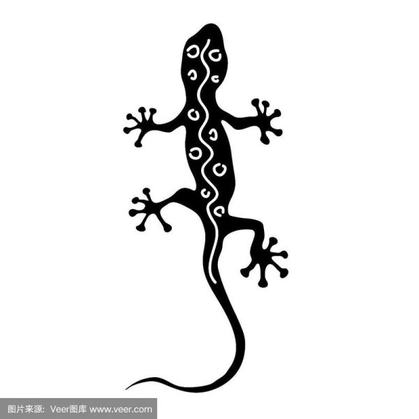 小壁虎简笔画怎么画_小壁虎简笔画图片大全